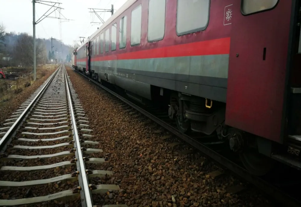 CIRCULAȚIA TRENURILOR, ÎNGREUNATĂ DE COPACI CĂZUȚI PE LINIA FERATĂ, ÎN ZONA BRAȘOV