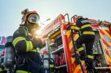 Un tir a luat foc pe Autostrada Timișoara – Arad, în zona Orțișoarei! Pompierii au intervenit