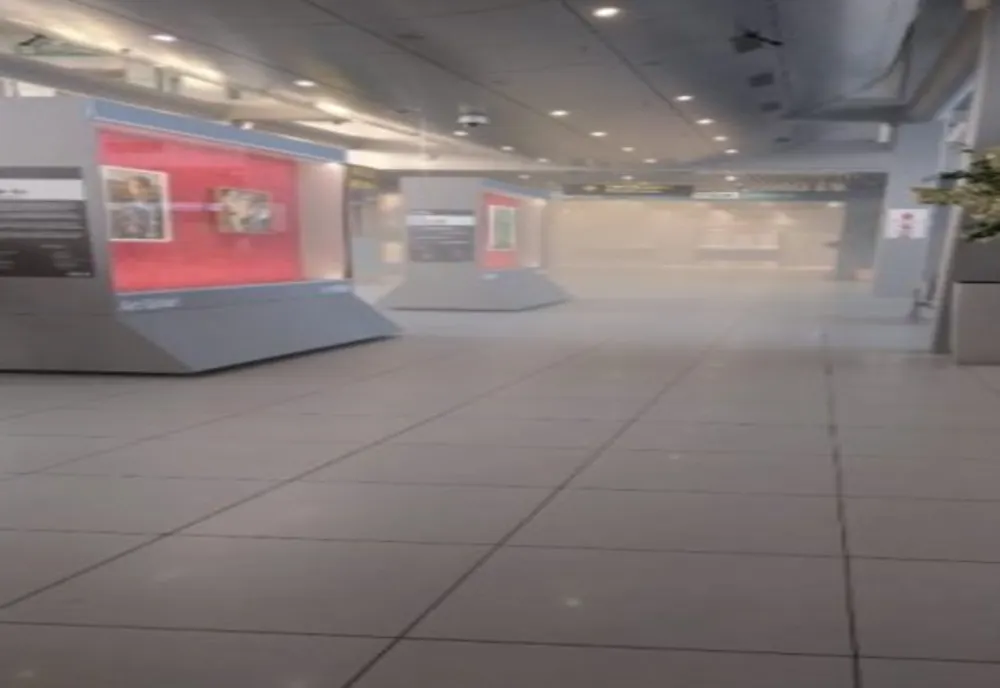Alertă de incendiu la Aeroportul Henri Coandă