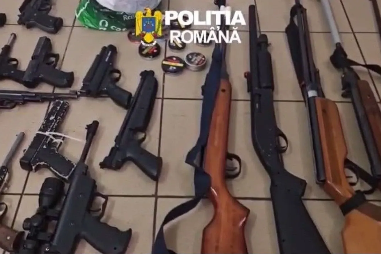 Arme și muniții nelegale / Poliția Română